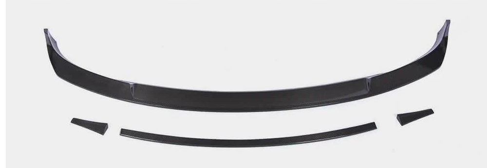 Накладка на передний бампер Lip DDCarbon V2 для Tesla Model 3 2016-2022 карбон (138425)