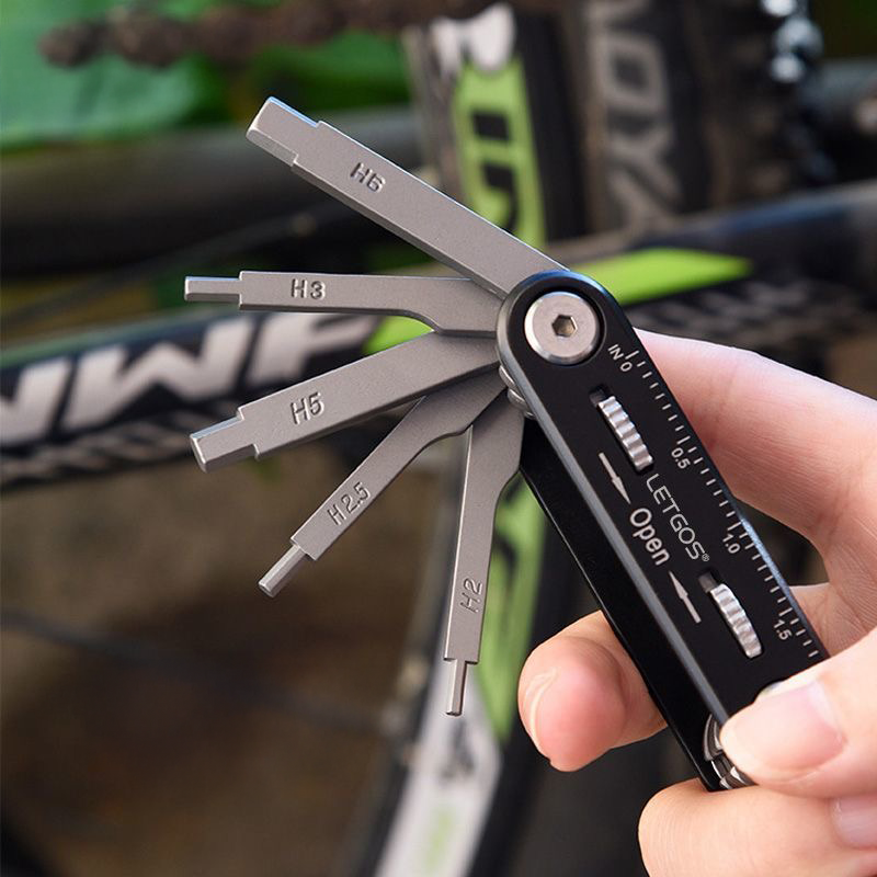 Мультитул велосипедный LETGOS BE001 многофункциональный компактный ключ для велосипеда 12 в 1 (001051) - фото 2 Мультитул велосипедный LETGOS BE001 многофункциональный компактный ключ для велосипеда 12 в 1 (001051) - фото 2