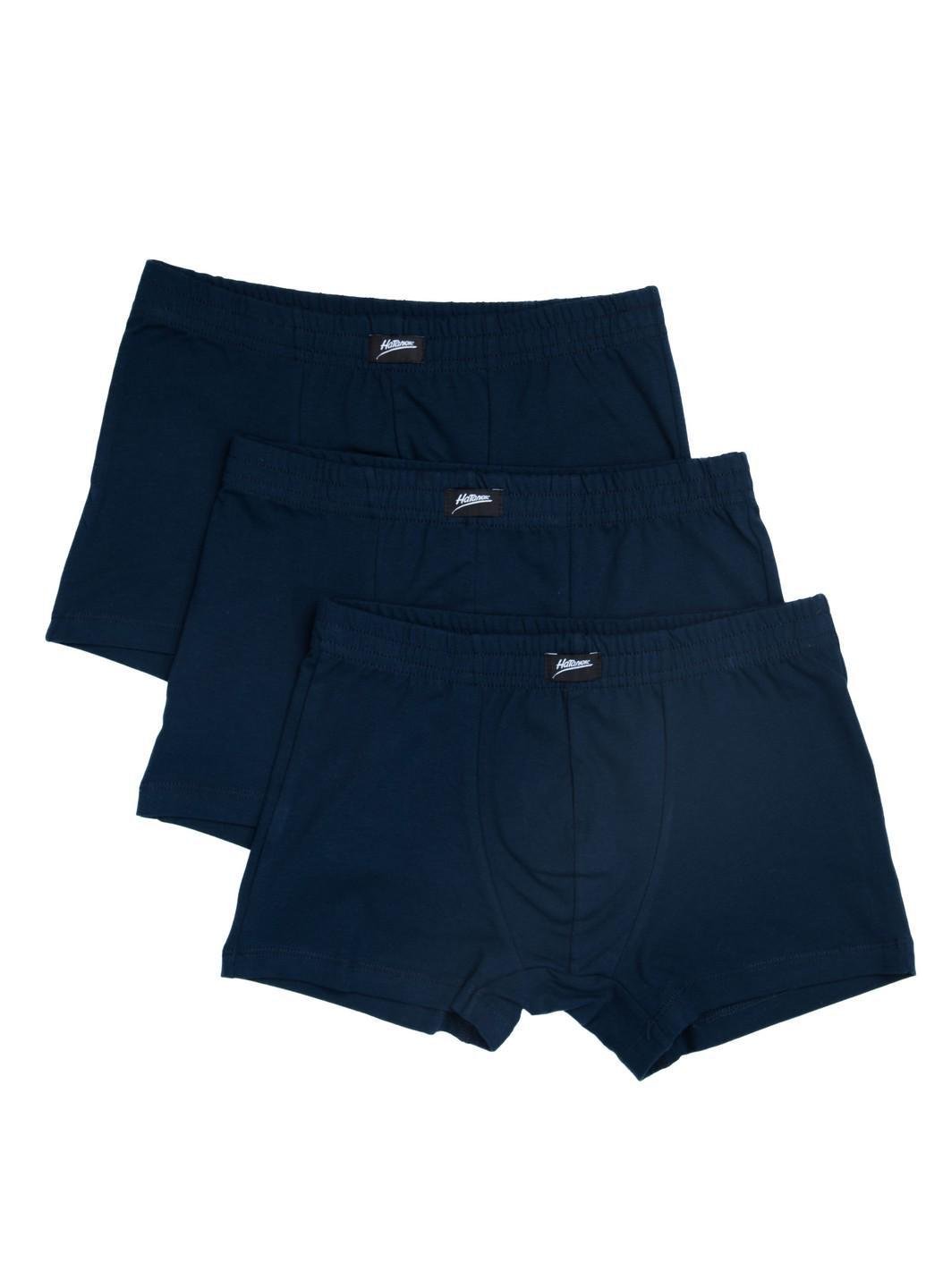 Сет мужских трусов Наталюкс L 3 шт. Темно-синий (4117039402433)