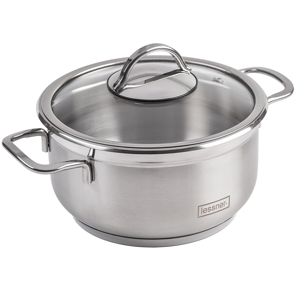 Кастрюля Lessner Blasta нержавеющая сталь 6,3 л 24 см (55878-24) Кастрюля Lessner Blasta нержавеющая сталь 6,3 л 24 см (55878-24)