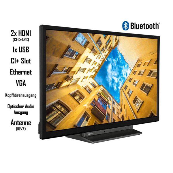 Телевизор Toshiba 24WK3C63DAY Smart TV/Bluetooth/HDR/60 Гц HD 24" - фото 2