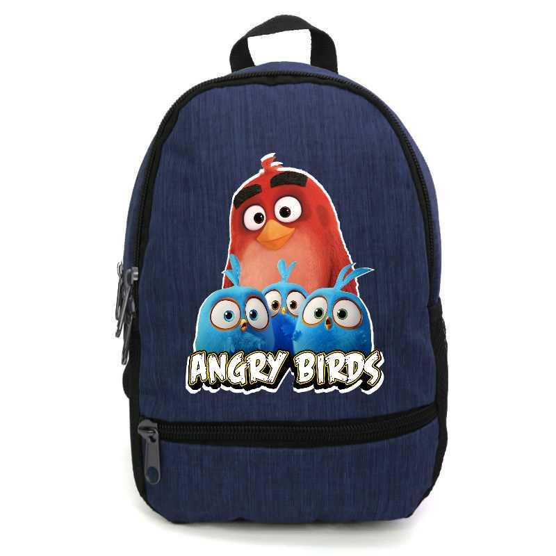 Школьный рюкзак подростковый Cappuccino Toys с принтом Angry Birds ANG-0013 12,5 л Синий (2133990348)