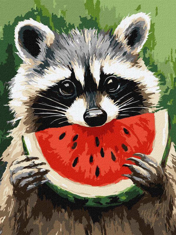 Картина по номерам Ideyka Сочный арбуз 30х40 см (2824290098) (2824290098)