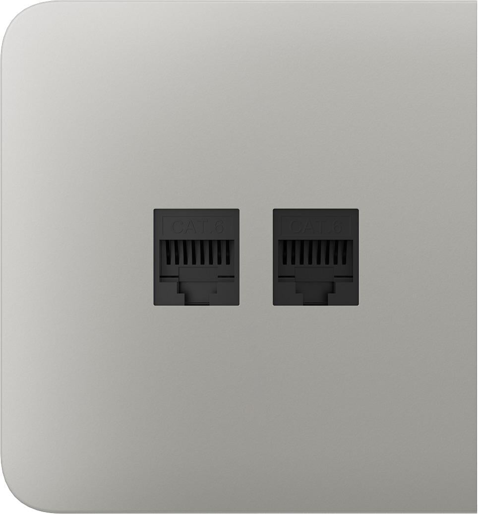 Панель бічна для вбудованої інтернет-розетки Ajax SideCover LAN Oyster (17245)