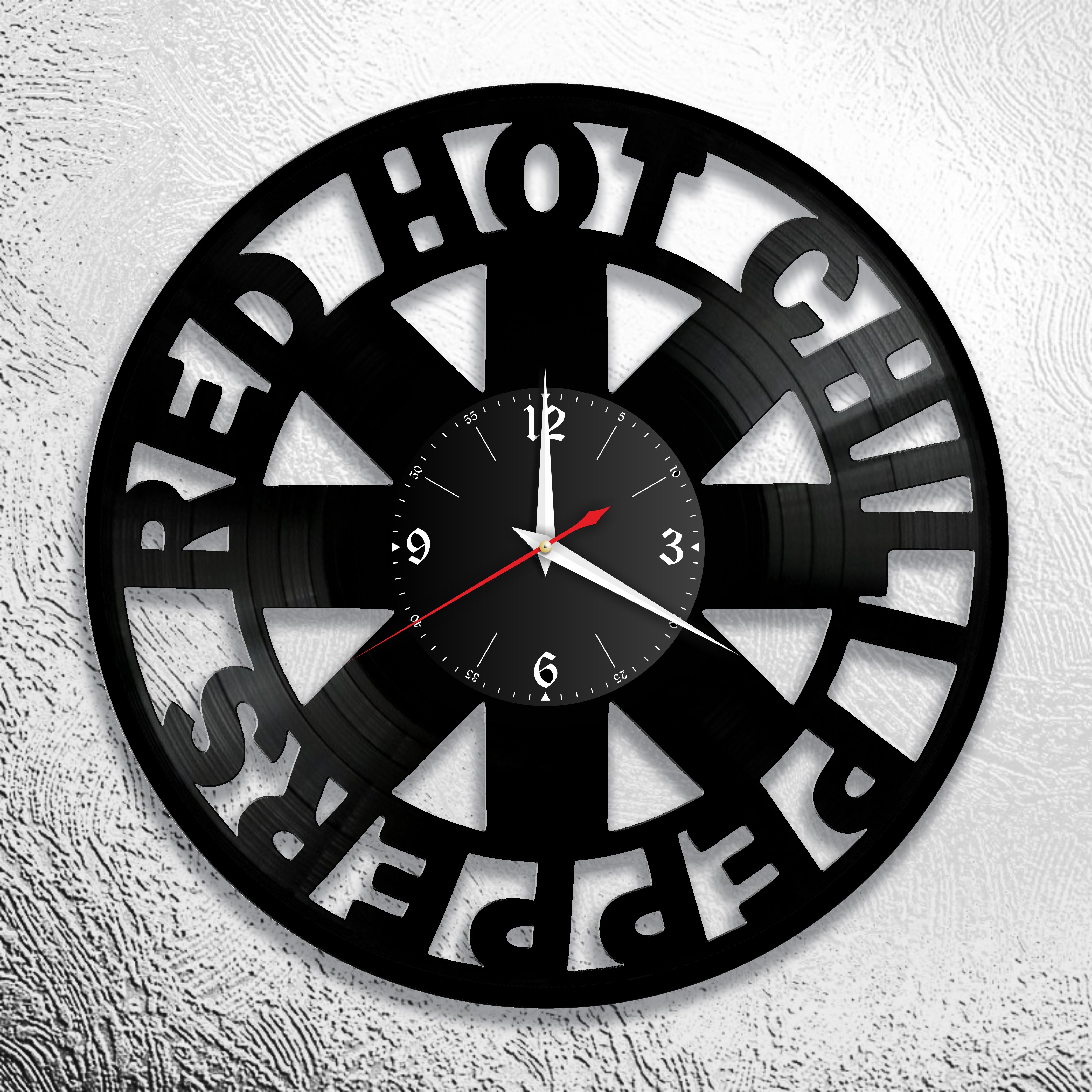 Часы настенные Red Hot Chili Peppers 0697 из виниловой пластинки