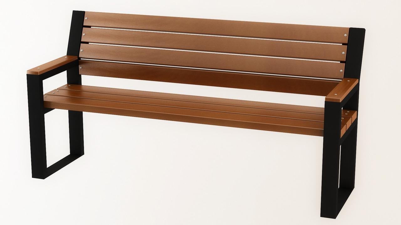 Скамья парковая Kompred OL657/3 "Валерио" 2000x600x915 мм