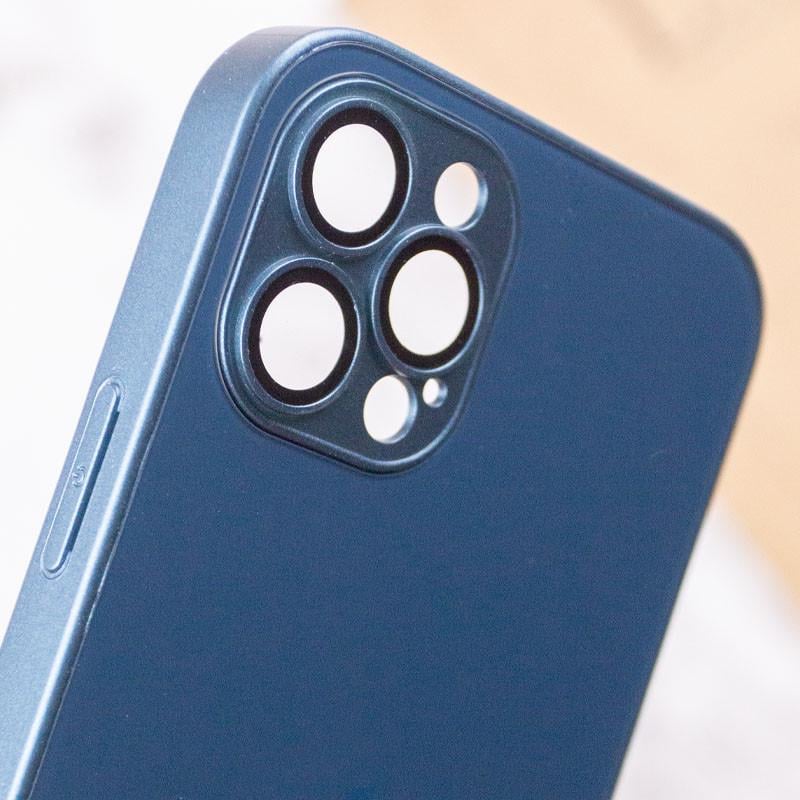 Протиударний Чохол TPU+Glass Sapphire matte case для Apple iPhone 11 Pro Max (6.5") Navy Blue - фото 6