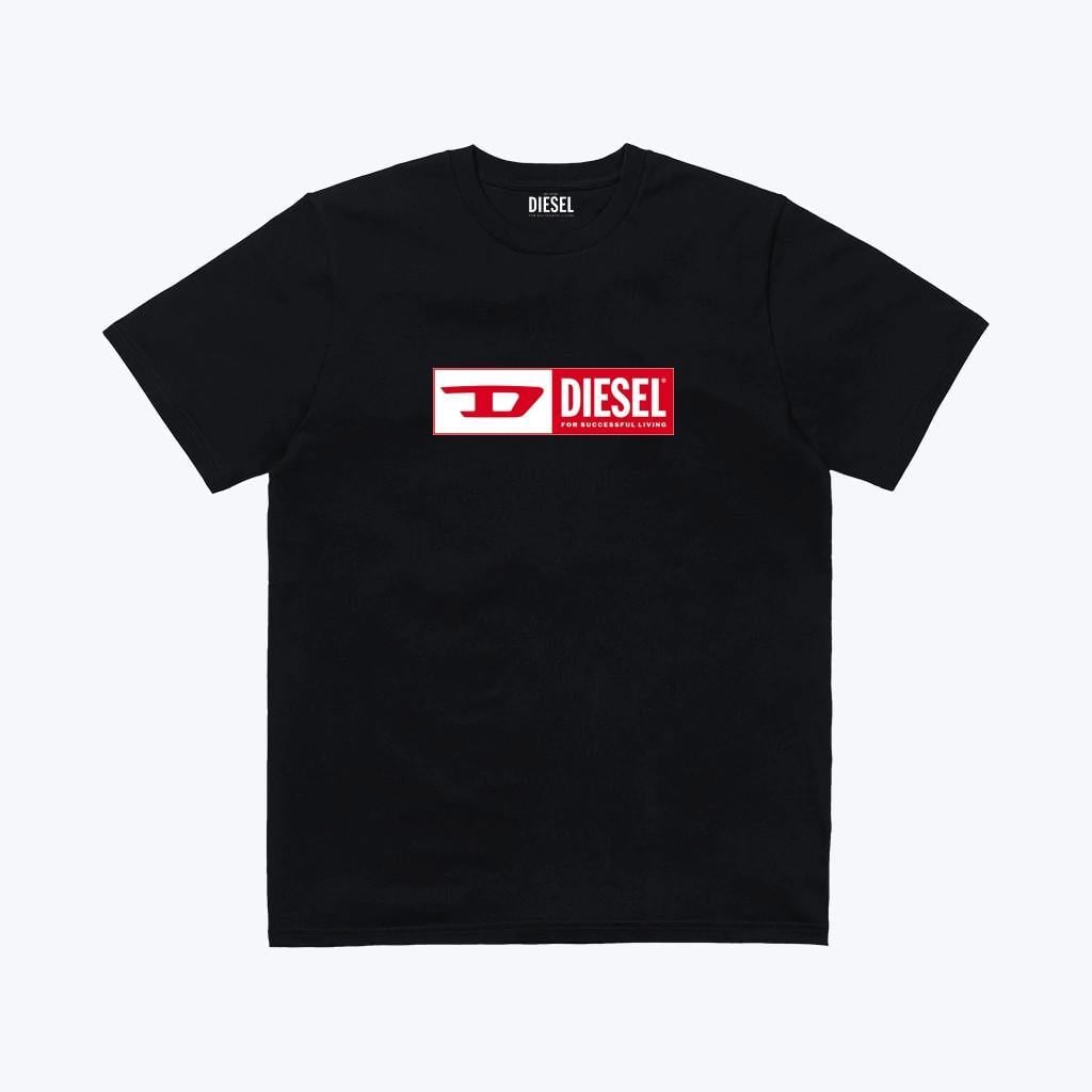 Футболка унісекс LOYS Diesel Red Logo XL Чорний (FT180-XL)