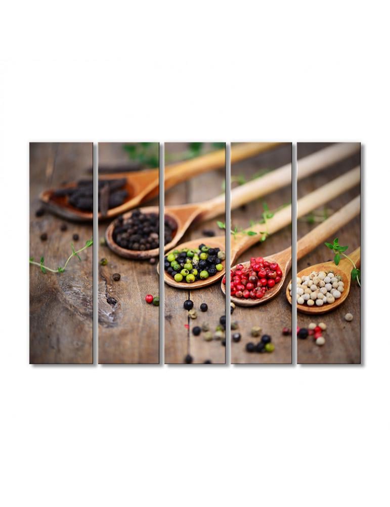 Картина модульная Перец 5 модулей 120x180 см