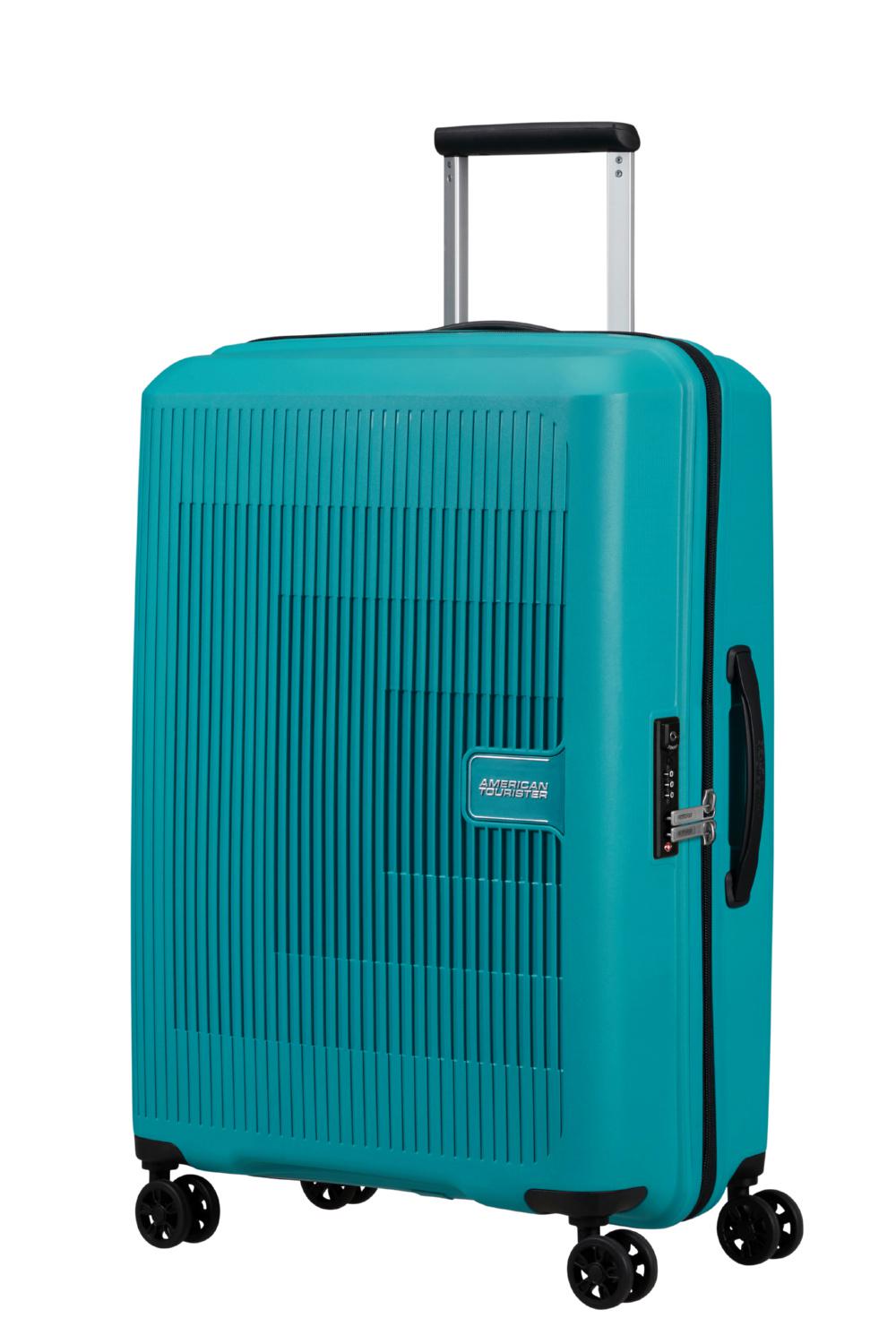 Чемодан American Tourister AEROSTEP 67x46x26/29 см Бирюзовый (MD8*21002) - фото 1