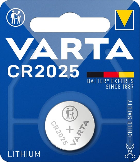 Батарейка Varta CR 2025 LITHIUM 1 шт. (910141)