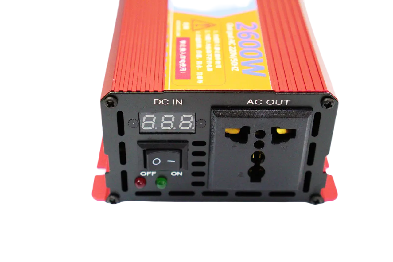 Инвертор Eryuan 2600 W DC/AC 12-220 V с чистой синусоидой и вольметром (3_02494) - фото 3 Инвертор Eryuan 2600 W DC/AC 12-220 V с чистой синусоидой и вольметром (3_02494) - фото 3