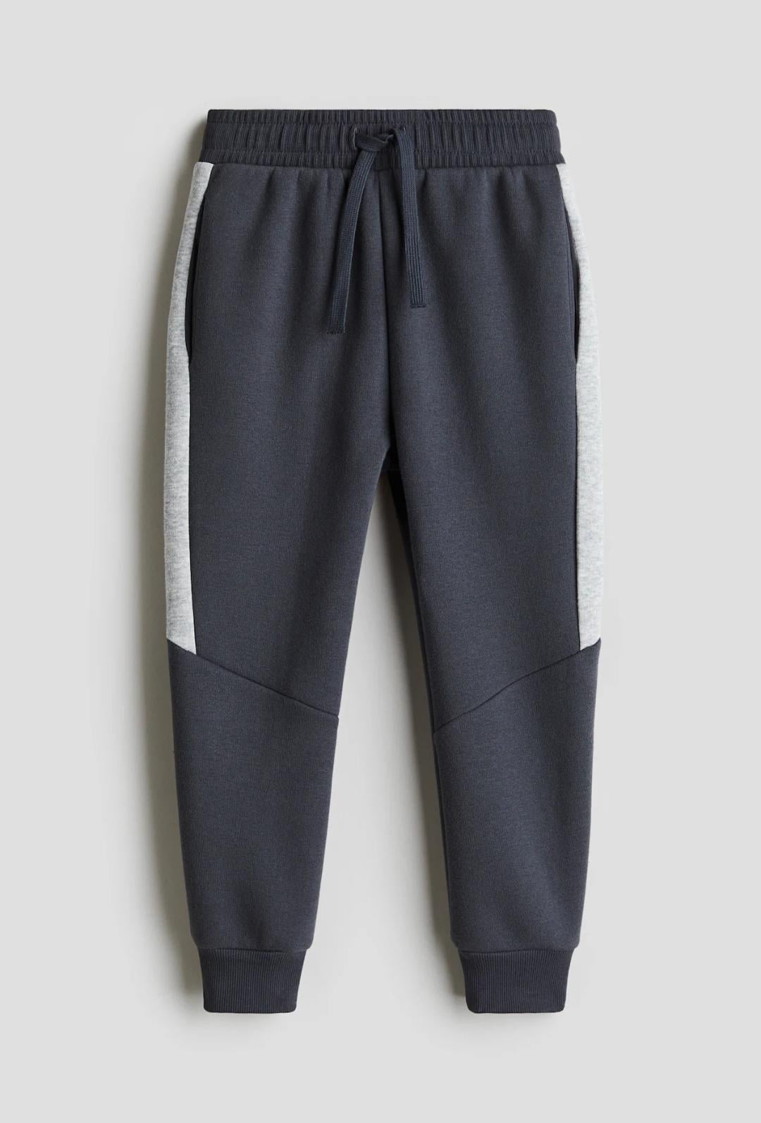 Спортивні штани-джогери дитячі теплі на флісі для хлопчика H&M 104 см Темно-сірий (25120503C)
