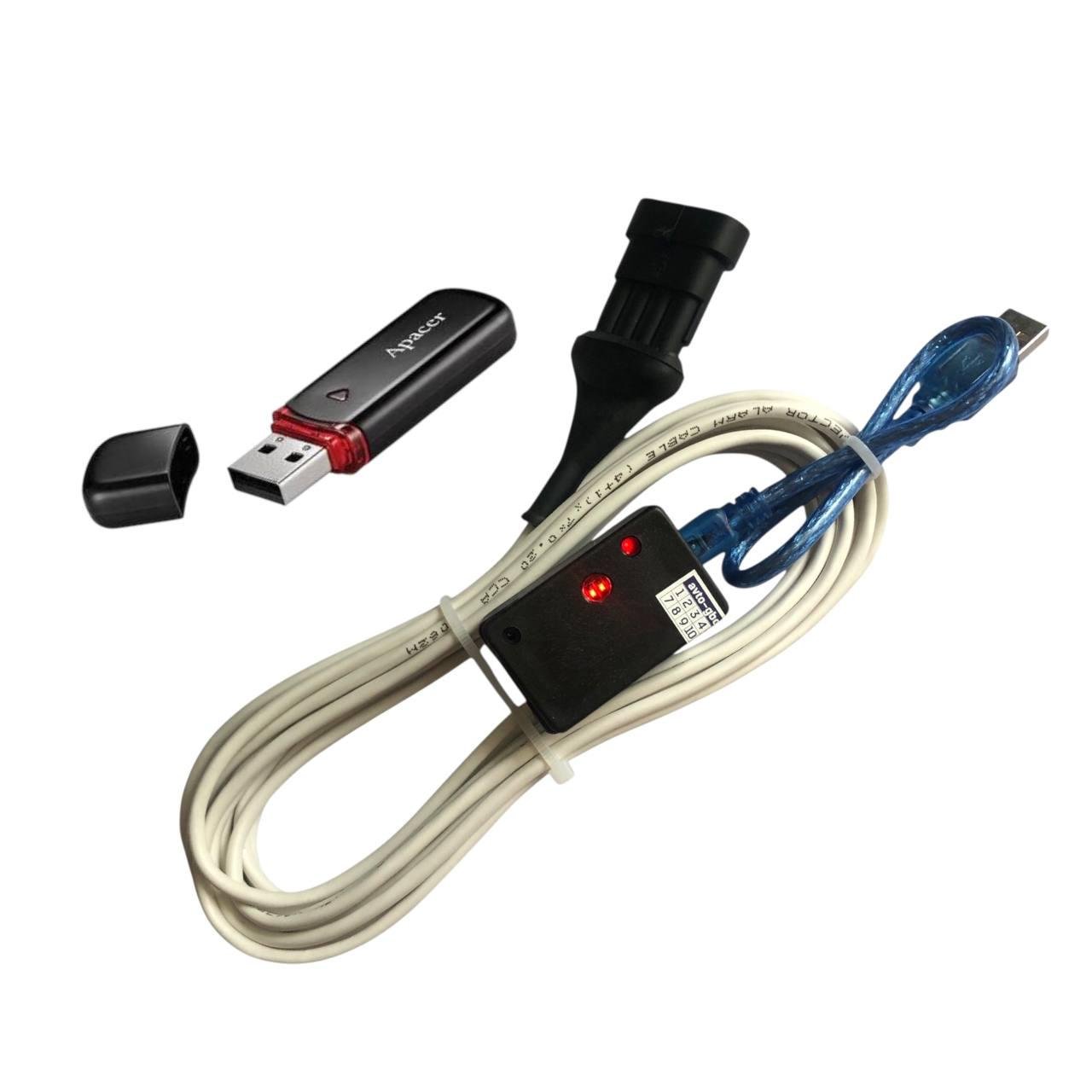 Кабель для диагностики и настройки ГБО PRIDE плюс флешка с программами ГБО и драйверами (2529462453)