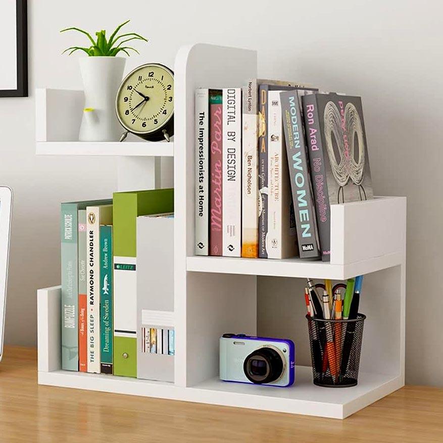 Полка книжная настольная из дерева Линфан Зефир (КПА-012920)