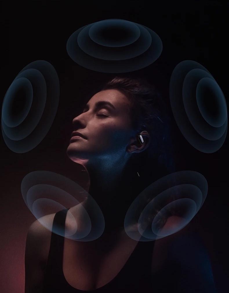 Наушники спортивные беспроводные Langsdom TS05 Open-Ear с микрофоном Black - фото 4