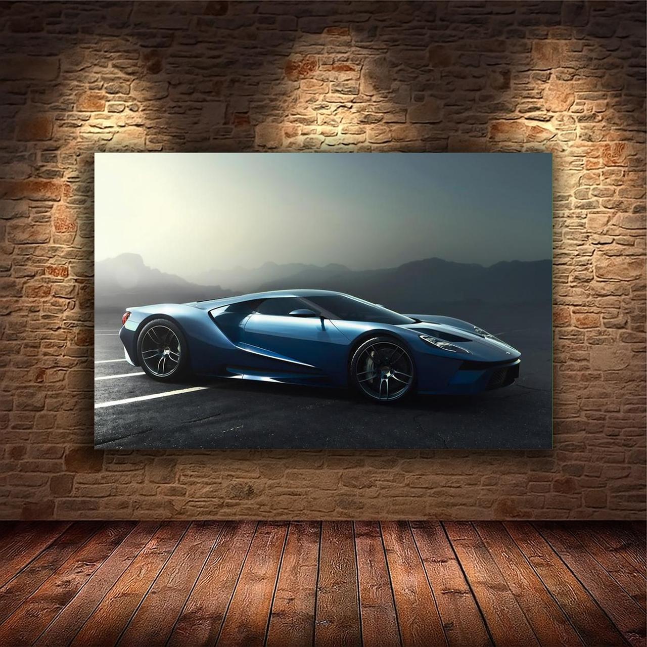 Картина на холсте Спортивный автомобиль 55x85 см (M183)