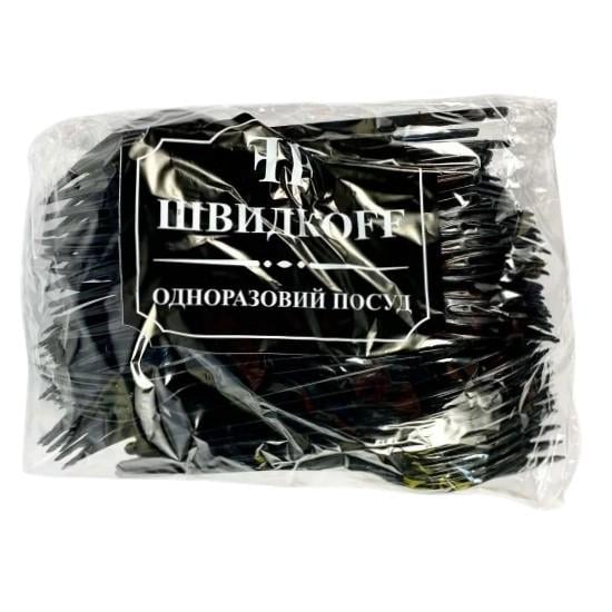 Набор вилок стекловидных 100 шт. Черный (35245476)