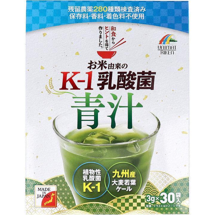 Напиток витаминно-минеральный Lactic Acid Bacteria K-1 Unimat Riken из листьев ячменя 30 пак. 90 г (640341)