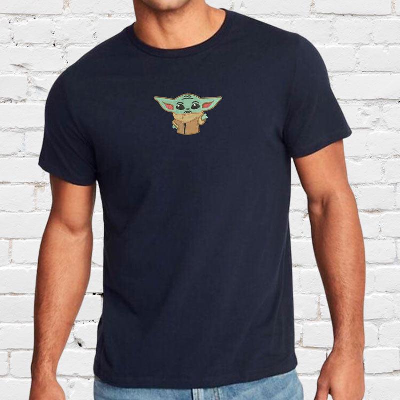 Футболка чоловіча з вишивкою Yoda 05 S Чорний (320896-14-3)