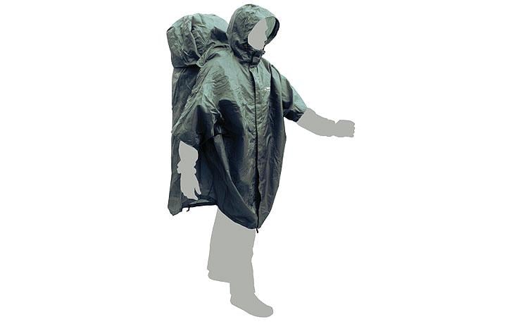 Дождевик Terra Incognita CapeBag XXL-XXXL Темно-зелёный (TI-02791)