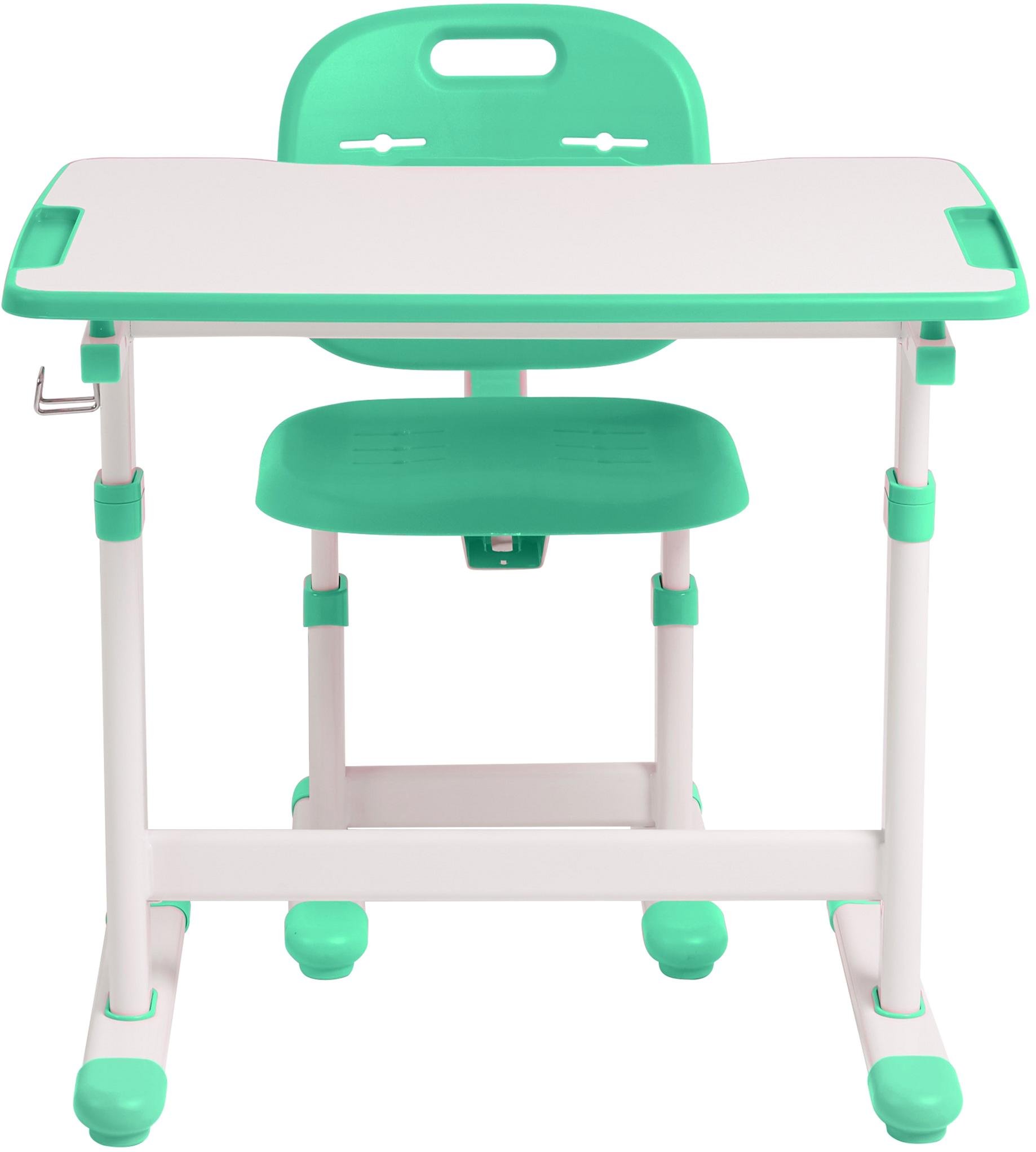 Комплект FunDesk Omino школьная парта/стул с настольной лампой Green (3866333) - фото 9 Комплект FunDesk Omino школьная парта/стул с настольной лампой Green (3866333) - фото 9