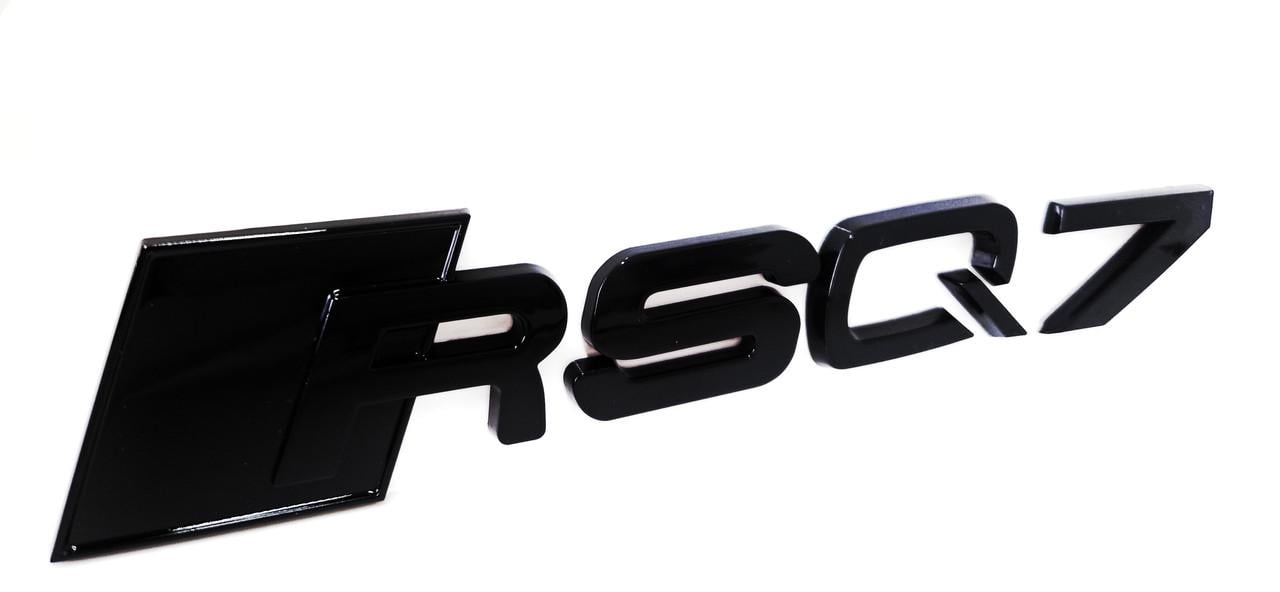 Эмблема-надпись Audi RSQ7 Black gloss (2335800075)