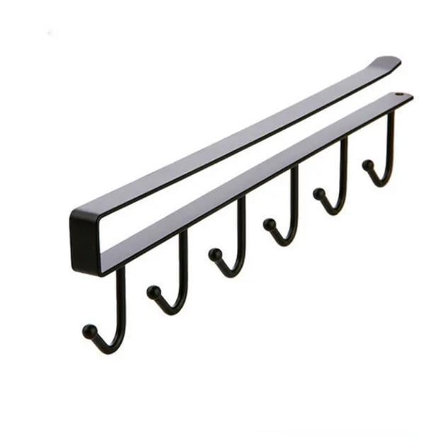 Гачки для кухні металеві 6 шт. Чорний (2476286100)