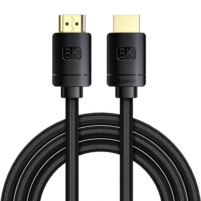 Кабель HDM BASEUS High Definition HDMI-HDMI M/M v2.1 8K60Hz 4K120Hz 3 м Black (CAKGQ-L01)