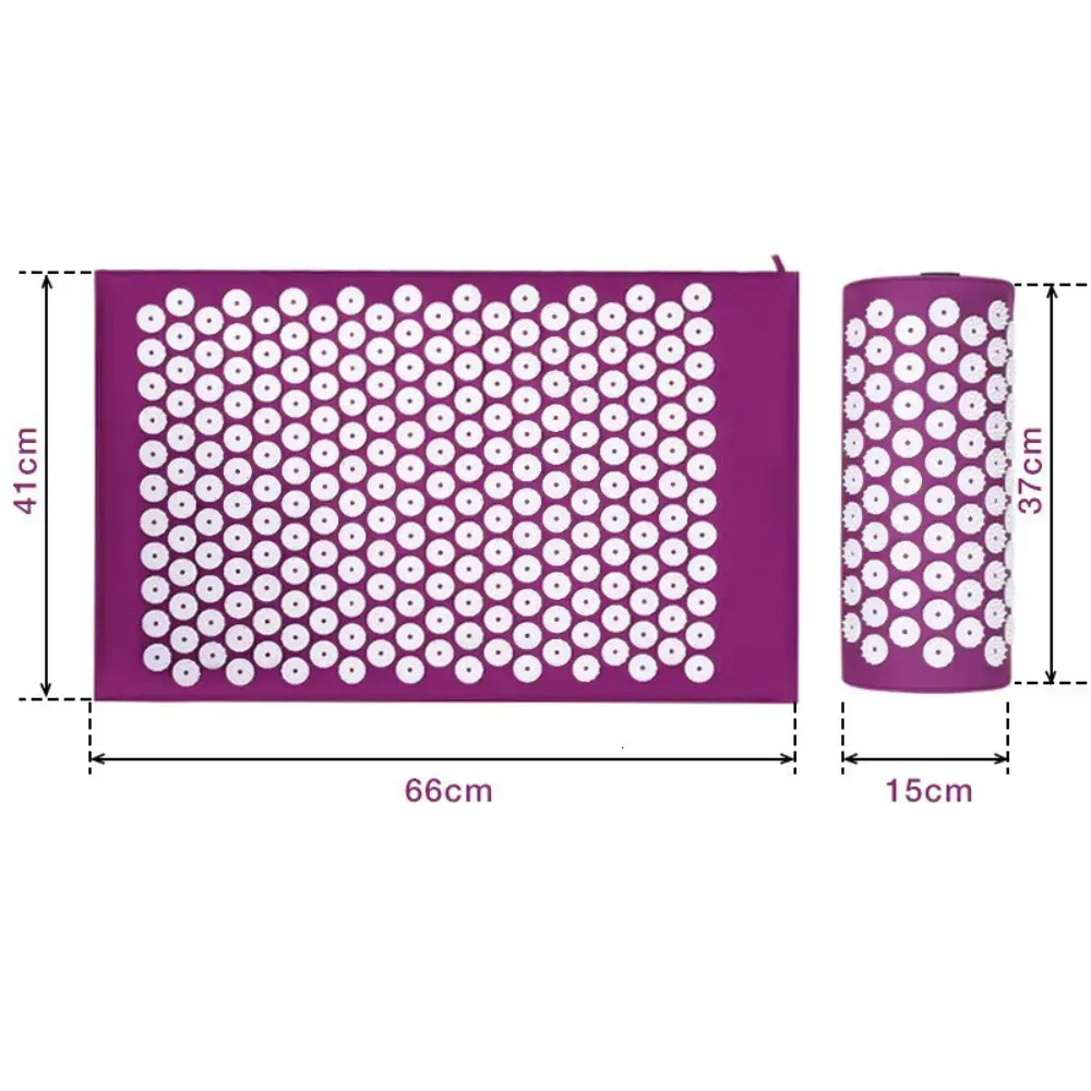 Коврик массажный акупунктурный с подушкой 66х41 см (30632421) - фото 10