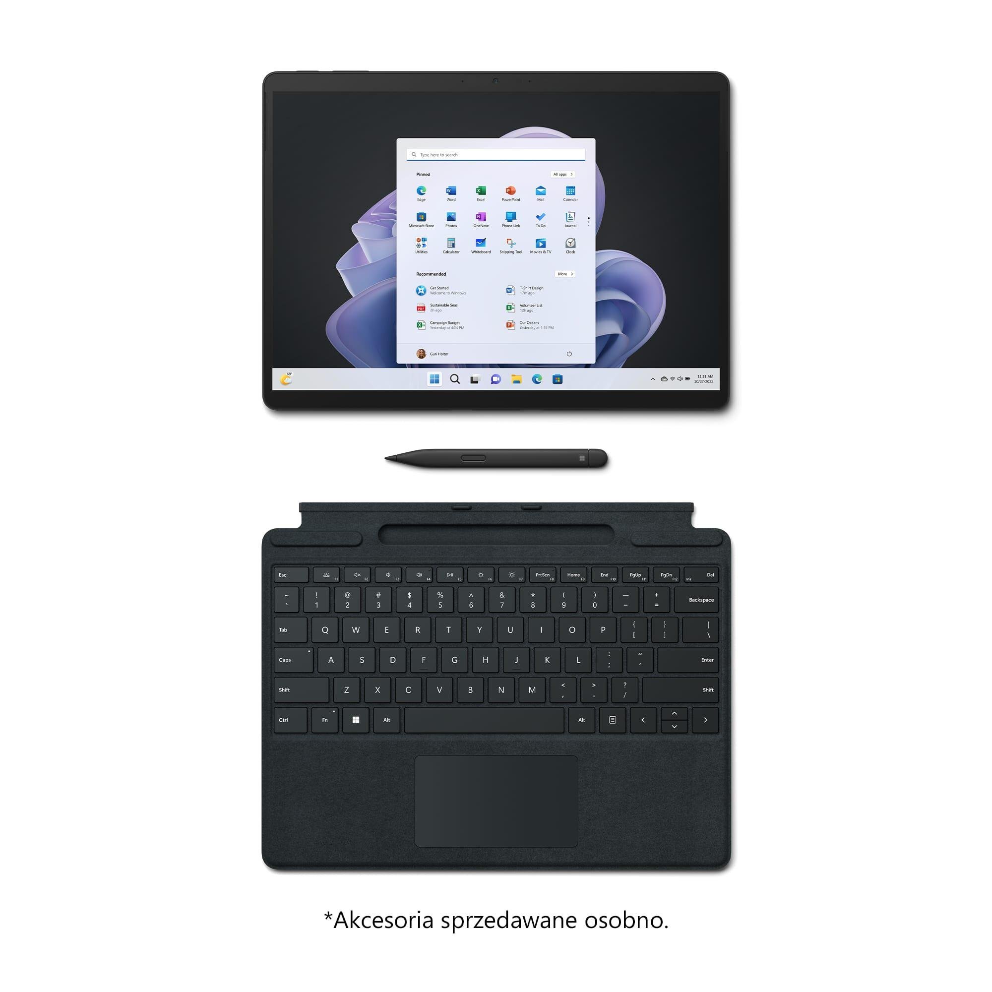 Ноутбук Microsoft Surface Pro 9 13" i5-1235U RAM 256 Gb SSD Windows 11 Home 8 Gb Графітовий (QI9-00021) - фото 4