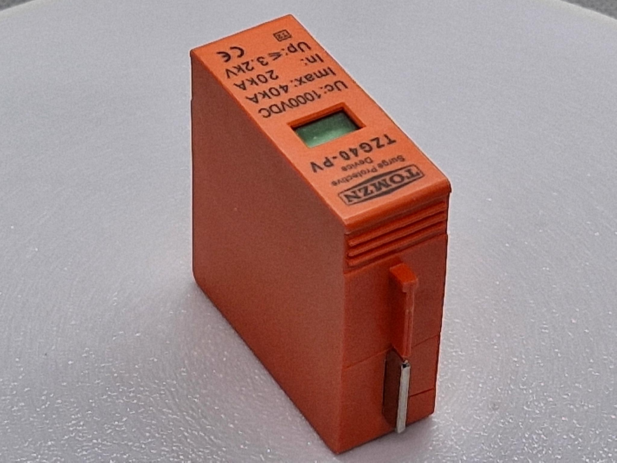 Вставка-вкладиш ПЗІП 1000V DC TOMZN TZG40-PV 20-40KA блискавкозахист розрядник ПЗІП для сонячних панелей PV SPD постійного струму УЗІП - фото 7 Вставка-вкладиш ПЗІП 1000V DC TOMZN TZG40-PV 20-40KA блискавкозахист розрядник ПЗІП для сонячних панелей PV SPD постійного струму УЗІП - фото 7