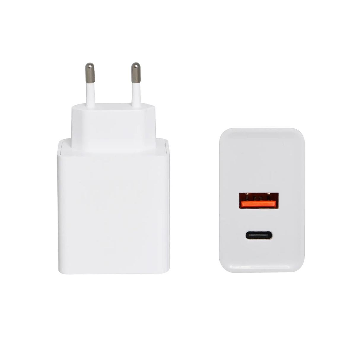 ᐉ Зарядное устройство для телефона 220 V USB/TYPE-C Белый (1008360-White) •  Купить в Киеве, Украине • Лучшая цена в Эпицентр