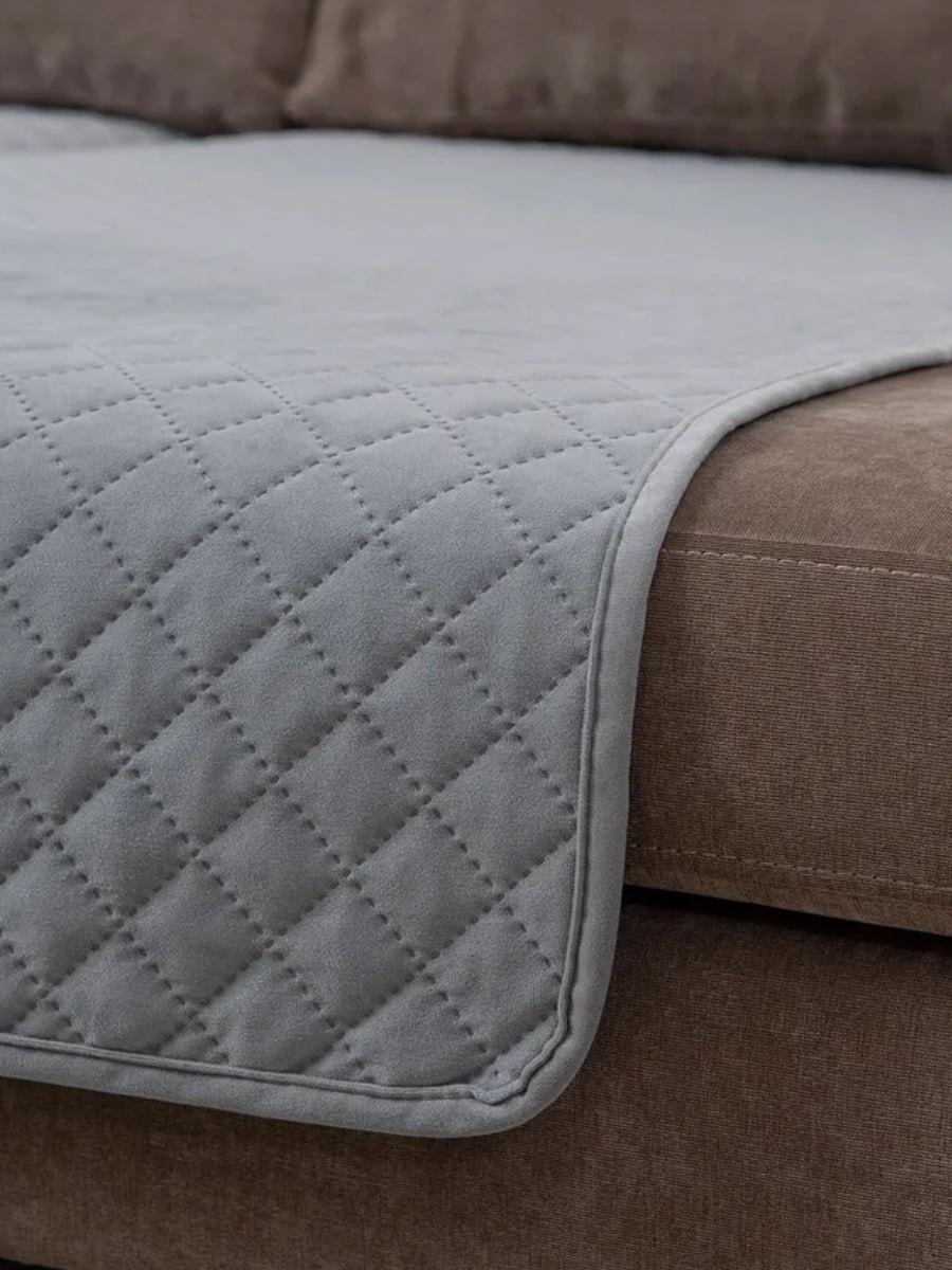 Дивандек 90х210/90х160 см 2 шт. Сірий (Д-am-divandek-0019) - фото 2 Дивандек 90х210/90х160 см 2 шт. Сірий (Д-am-divandek-0019) - фото 2