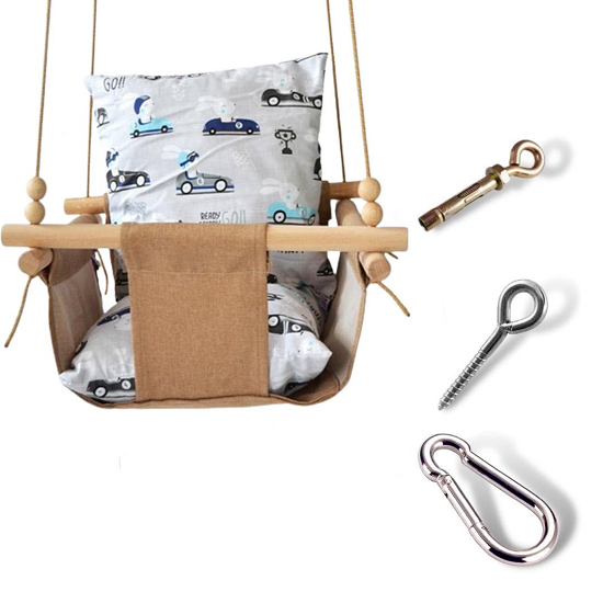 Детская качеля Infancy Гонщики Бежевый (10058701)