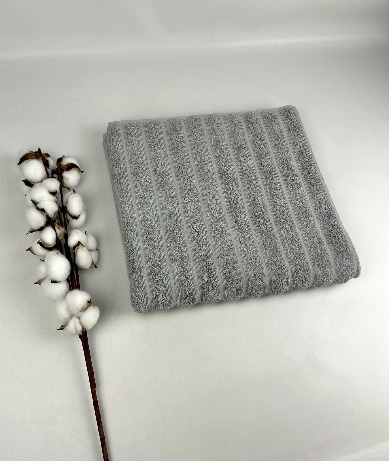 Полотенце Philippus Delux Cotton Barbaros А142 70x140 см Серый (CN37400)