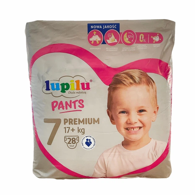 Підгузки-трусики дитячі Lupilu Premium 7 17+ кг 28 шт. (104813996)