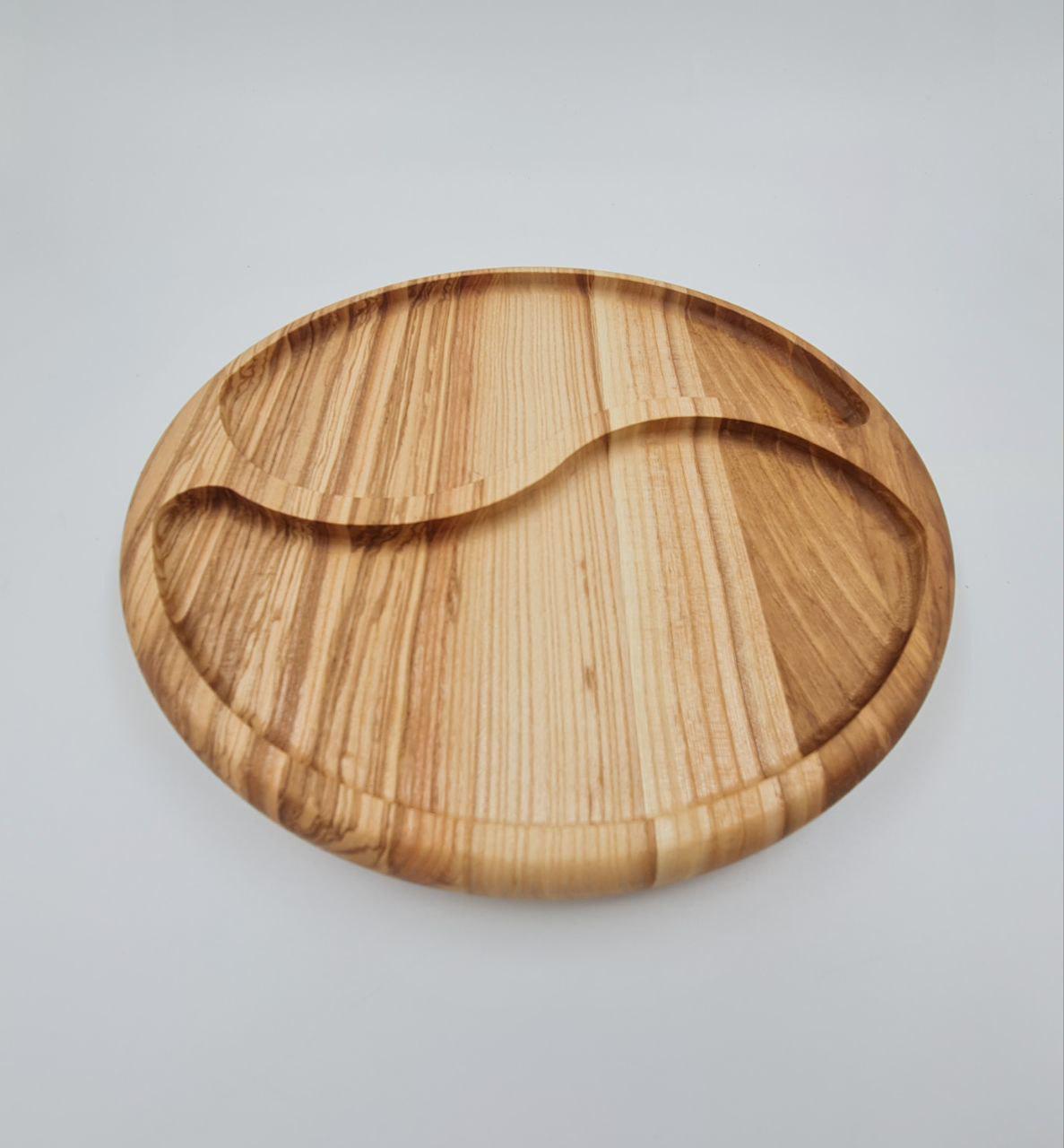 Менажница из дерева ручной работы для фруктов d 30 см (IN32) - фото 3 Менажница из дерева ручной работы для фруктов d 30 см (IN32) - фото 3