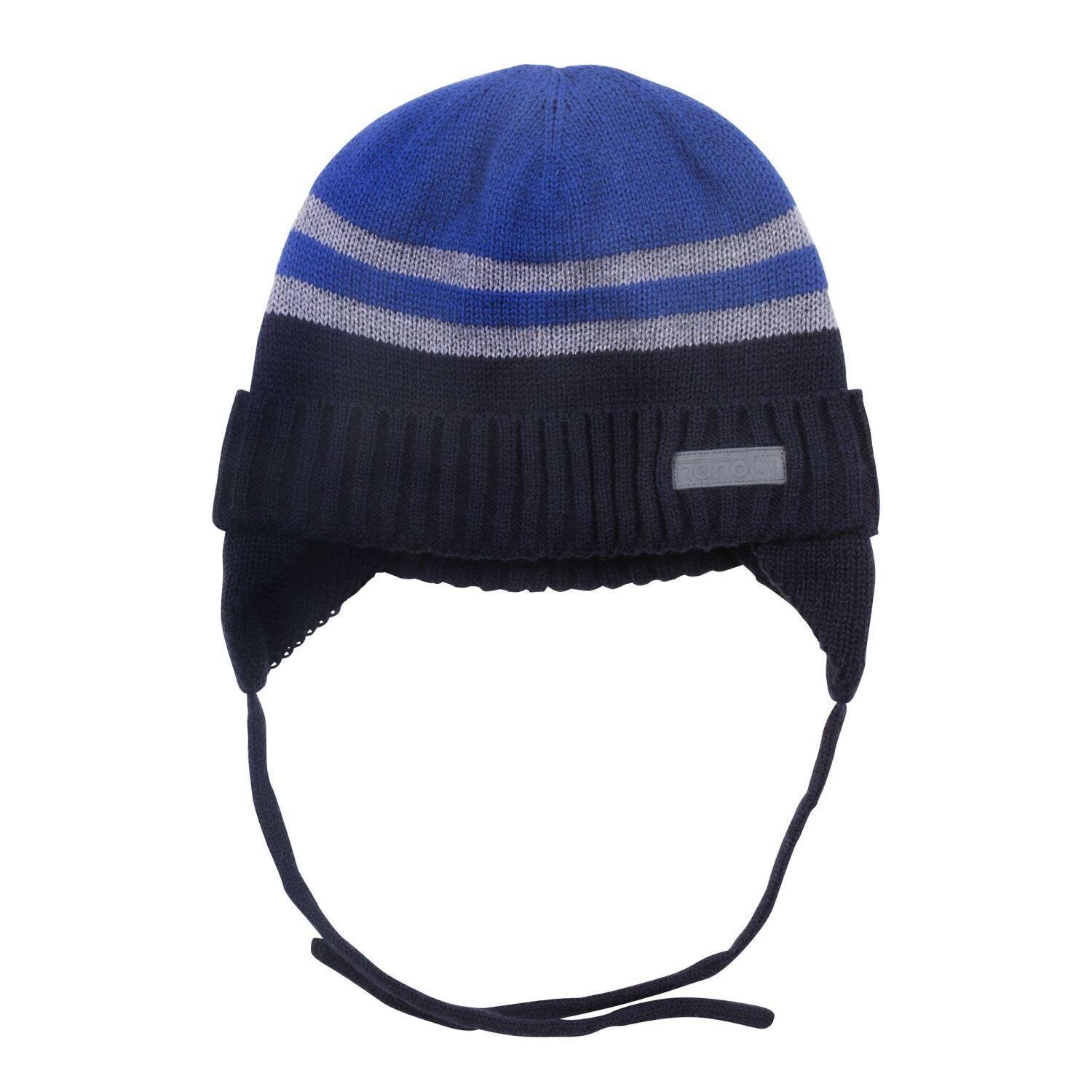 Шапка вязаная для мальчика Nano F18TU251 52-54 см Синий (F18TU251-Navy-5/6x)