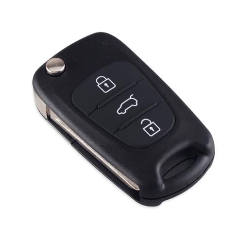 Корпус под выкидышный ключ и чип KIA HY14 3 кнопки (510058)