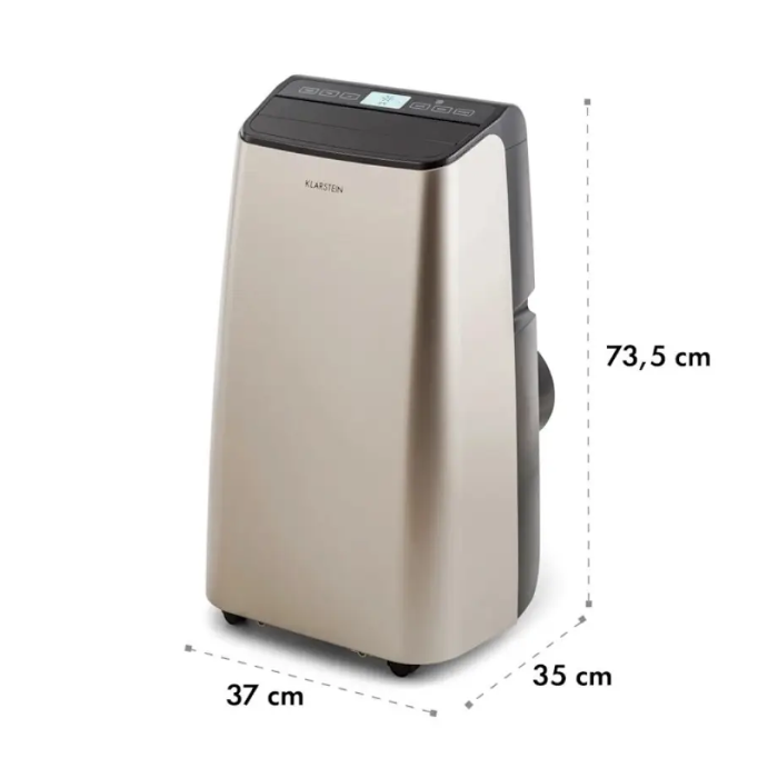 Кондиціонер мобільний для дому KLARSTEIN Metrobreeze 9 Paris на колесах 9000 БТЕ/год (10028189) - фото 9 Кондиціонер мобільний для дому KLARSTEIN Metrobreeze 9 Paris на колесах 9000 БТЕ/год (10028189) - фото 9