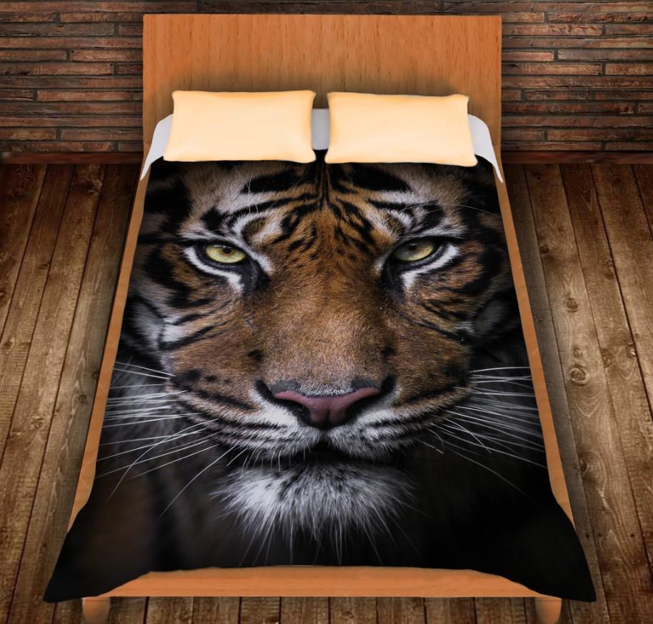Плед с 3D принтом Морда Тигра Big Fase Tiger 150x200 см (epi_1300)