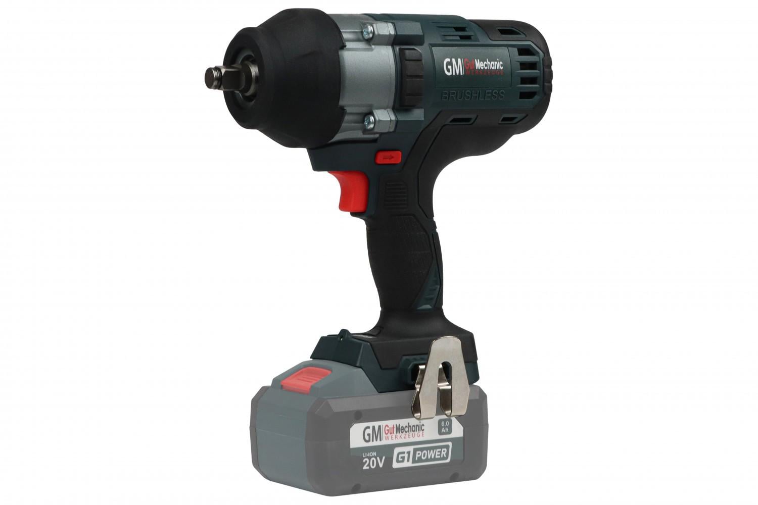 Гайковерт аккумуляторный бесщеточный Gut Mechanic 20V 1350Nm 1/2" каркас (IW01350)