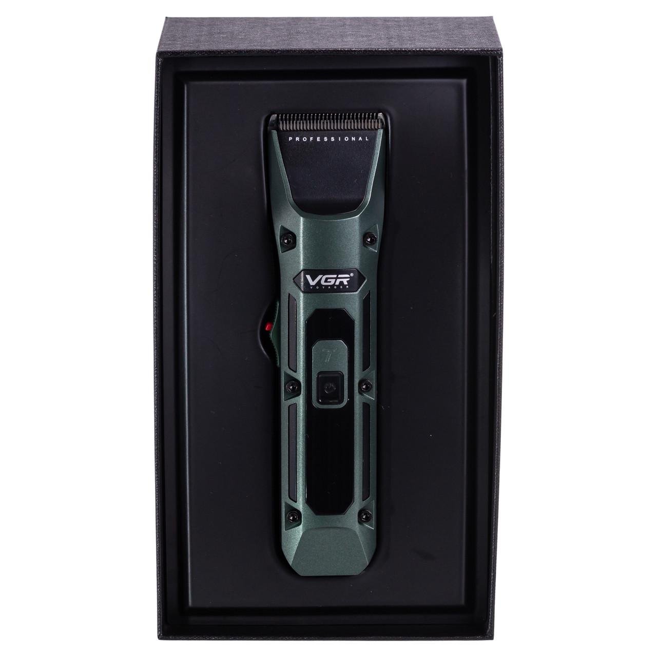 Машинка для стрижки VGR V-696 с 4 насадками (7379) - фото 9