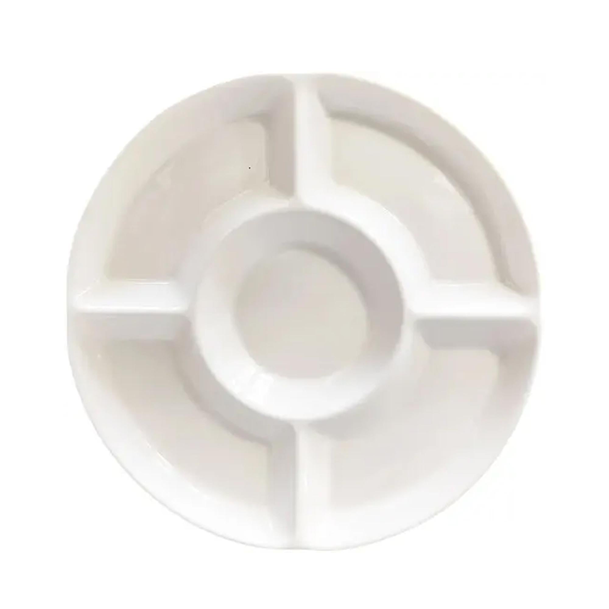 Менажниця порцелянова плоска сервірувальна для подачі страв 25 см (25011325)