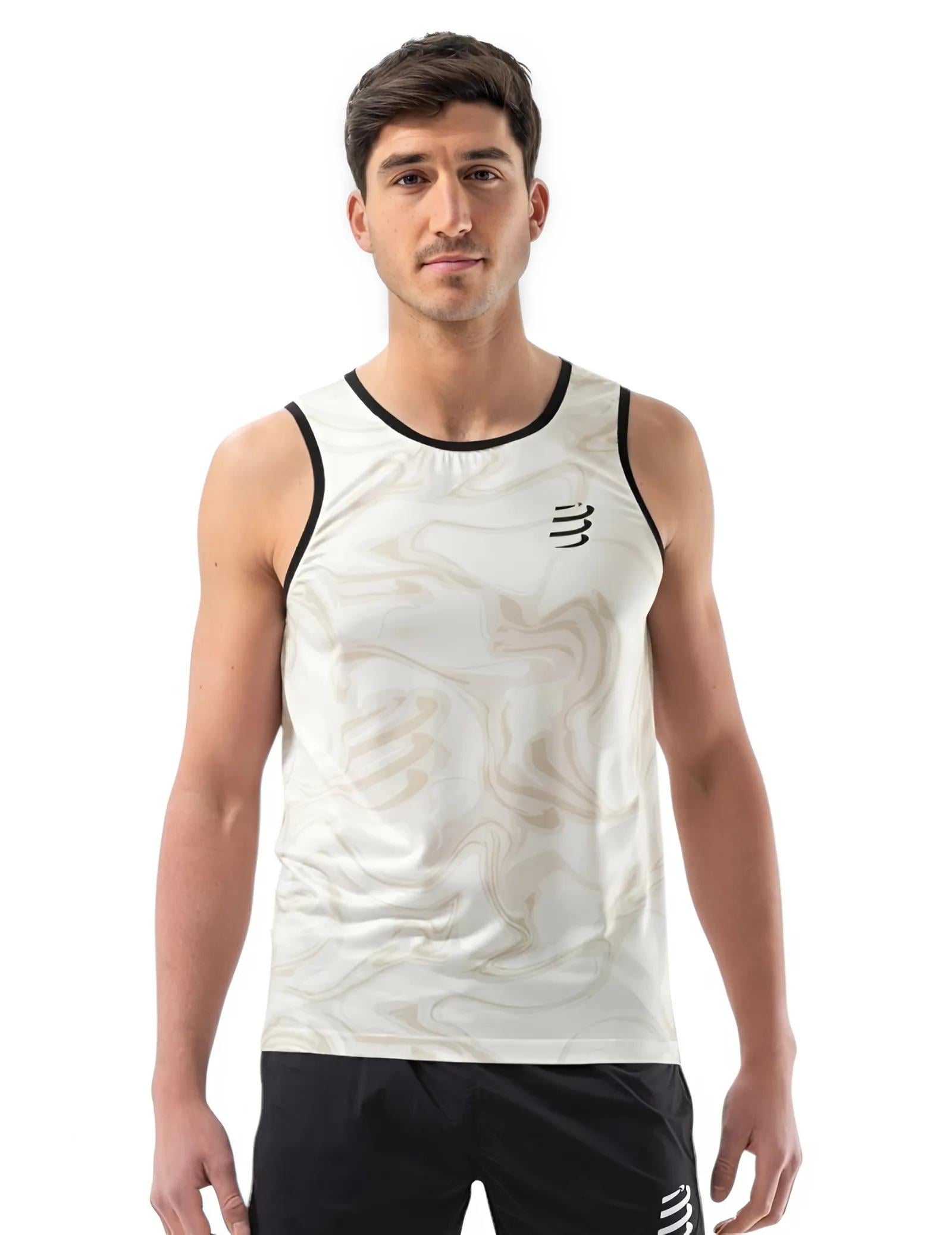 Майка мужская Compressport ATSM7430051M Performance Singlet M Sugar/Camo Print (73dc0e71)