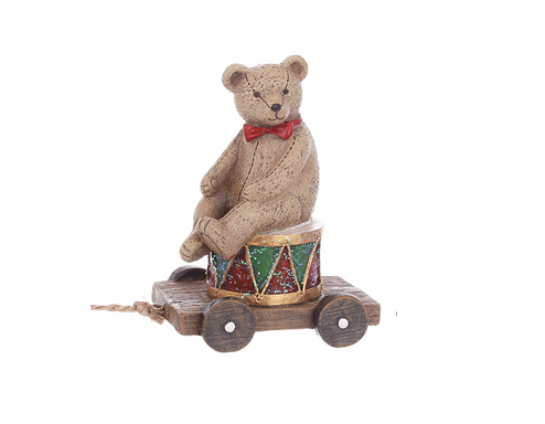 Подвеска новогодняя декоративная BonaD Ретро Мишка 11 см (894-008)