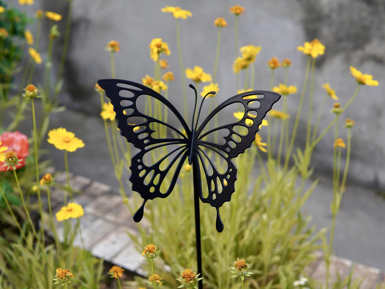 Садовая фигура Бабочка Papilio Palinurus металлическая для сада/подворья/клумбы (DCR070) - фото 4 Садовая фигура Бабочка Papilio Palinurus металлическая для сада/подворья/клумбы (DCR070) - фото 4
