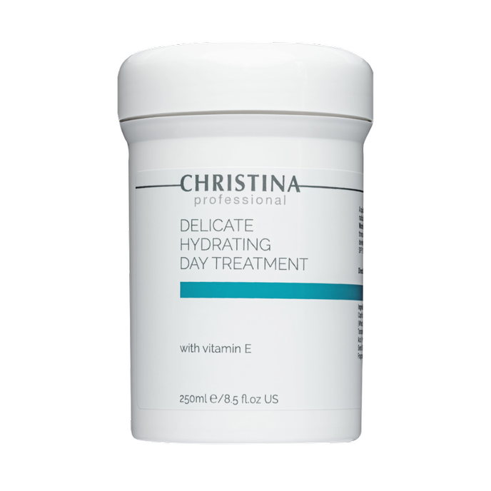 Крем деликатный увлажняющий для нормальной и сухой кожи Christina Delicate Hydrating Day Treatment Vitamin E 250 мл (CHR115)