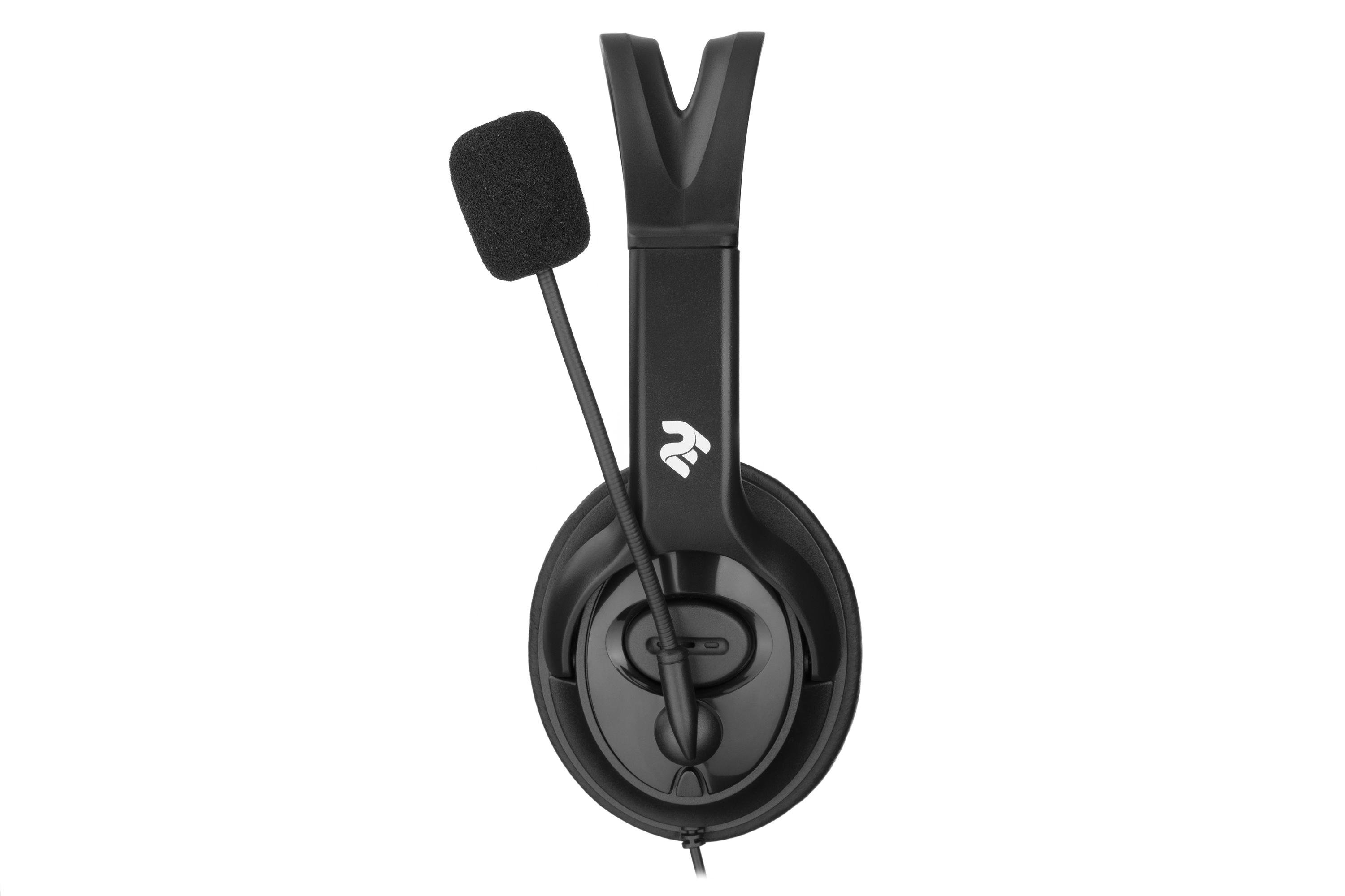 Гарнитура стерео 2E Over-ear CH13 USB с микрофоном 2 м Черный (2E-CH13SU) - фото 5 Гарнитура стерео 2E Over-ear CH13 USB с микрофоном 2 м Черный (2E-CH13SU) - фото 5